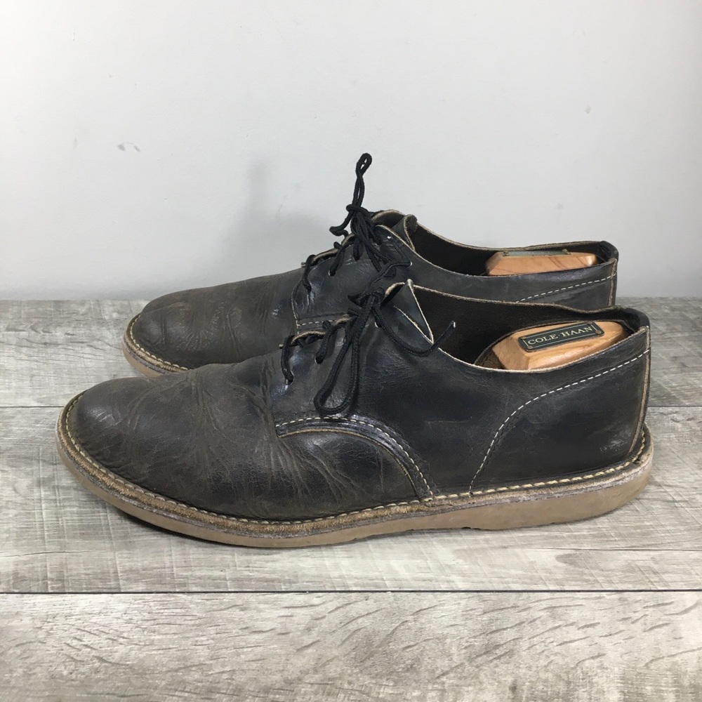 Red Wing Heritage Weekender Shoes 3301 Mens Oxfords Black Leather Size 10.5 D - Picture 5 of 9